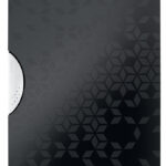 LEITZ snelhechtmap WOW ColorClip, DIN A4, PP, zwart-metallic