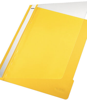 LEITZ snelhechter standaard, DIN A4, PVC, geel