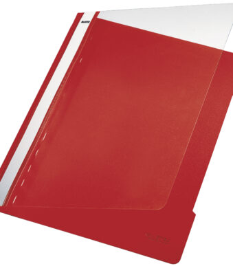 LEITZ snelhechter standaard, DIN A4, PVC, rood