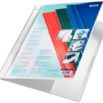 LEITZ snelhechter Exquisit met presentatie-insteektas, wit