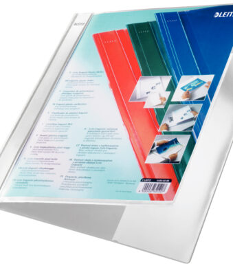 LEITZ snelhechter Exquisit met presentatie-insteektas, wit