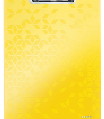 LEITZ klembord-map WOW, DIN A4, polyfoam, geel