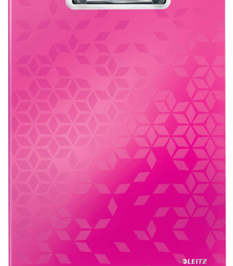 LEITZ klembord-map WOW, DIN A4, polyfoam, roze