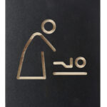 EUROPEL pictogram 'Babyruimte', zwart