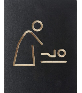 EUROPEL pictogram 'Babyruimte', zwart