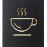 EUROPEL pictogram 'Koffiekopje', zwart