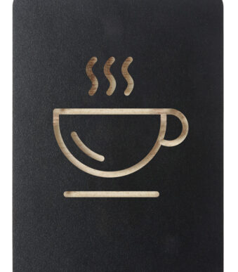 EUROPEL pictogram 'Koffiekopje', zwart