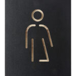 EUROPEL pictogram 'WC Genderneutraal', zwart