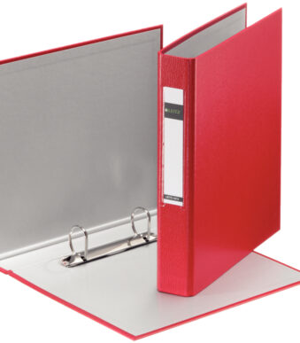 LEITZ ringband Standaard, DIN A5, rood, rug 37 mm, 2-rings D-mechaniek