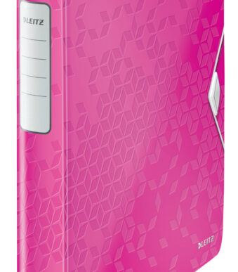 LEITZ ringband Active WOW SoftClick, A4, roze, 4 D-rings