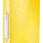 LEITZ ringband WOW, DIN A4, PP, geel, 2-rings