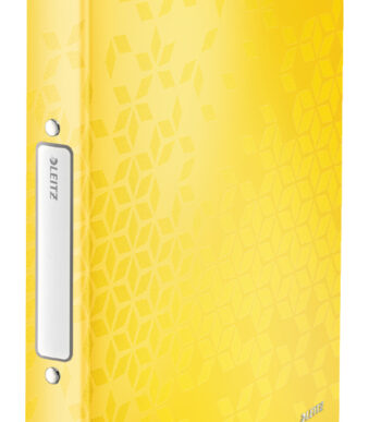 LEITZ ringband WOW, DIN A4, PP, geel, 2-rings