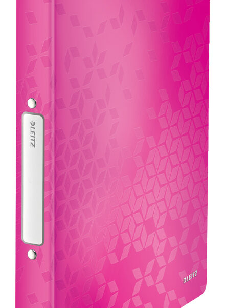 LEITZ ringband WOW, DIN A4, PP, roze, 2-rings