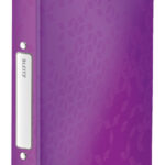 LEITZ ringband WOW, DIN A4, PP, violet, 2 rings