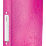 LEITZ ringband WOW, DIN A4, PP, roze, 4-rings