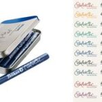 Pelikaan grotenavulpatroninkt 'Edelsteenblauw Avonturijnsteen'.