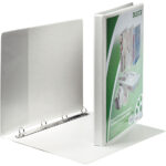 LEITZ presentatie-ringband, A4 extra breed, wit, rug 30 mm, 4-rings mechaniek