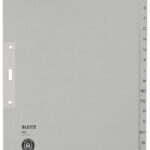 LEITZ kraftpapier-tabbladen, A-Z, A4 overbreed, 20-delig