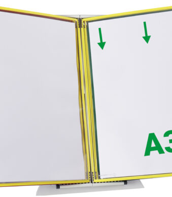 Metalen tafelstandaard voor A3-formaat