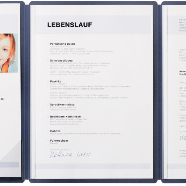 PAGNA presentatie-/ offertemap ´Straight´, blauw