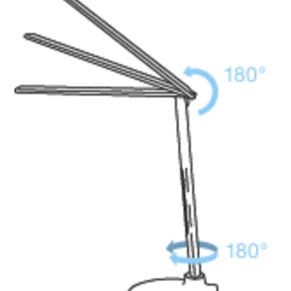magnetoplan LED bureaulamp Strato, wit