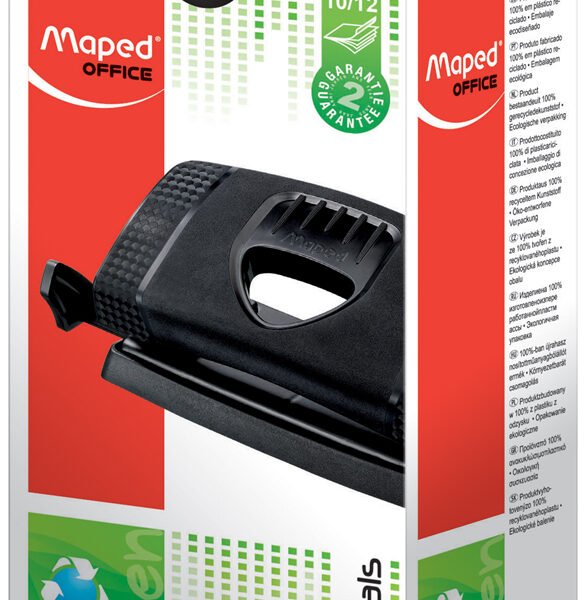 Maped perforator Essentials Green 10/12, zwart