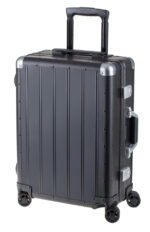 Aluminium reistrolley, zwart mat