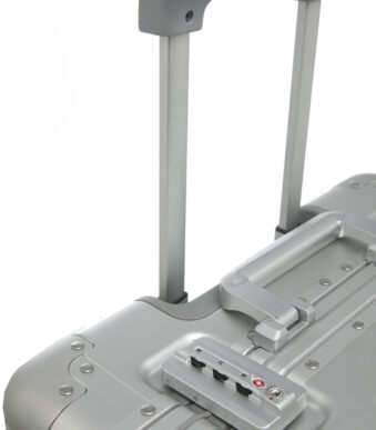 ALUMAXX - Zakelijke overnachtingtrolley - Aluminium koffer - Kleur: Zilver