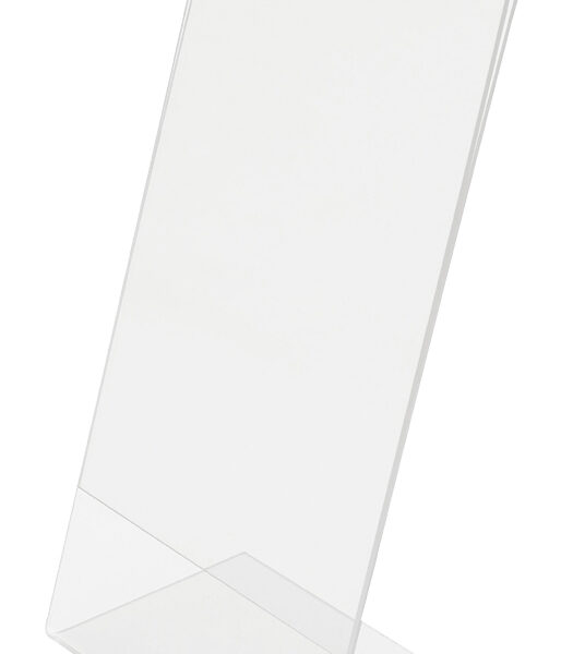 deflecto tafeldisplay, 1/3 DIN A4 staand, schuin