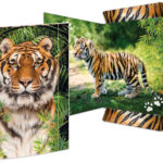 Tekenmapje 'Tijger', karton, A3-formaat