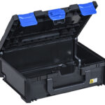 allit opbergbox EuroPlus MetaBox 145, zwart/blauw