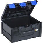 allit opbergbox EuroPlus MetaBox 215, zwart/blauw