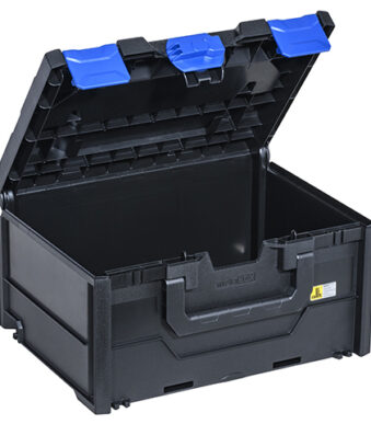 allit opbergbox EuroPlus MetaBox 215, zwart/blauw