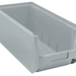 allit magazijnopbergbak ProfiPlus Box 3L, van PP, grijs