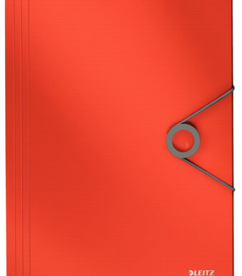 LEITZ hoekspanmap Solid, DIN A4, PP, lichtrood