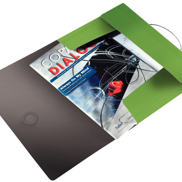 LEITZ hoekspanmap Solid, DIN A4, PP, lichtgroen