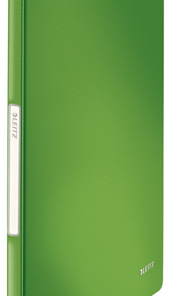 LEITZ zichtmap Solid, A4, PP, met 20 zichttassen, lichtgroen