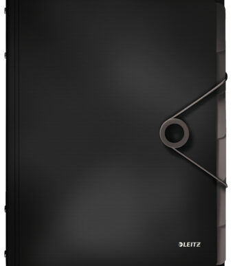 LEITZ sorteermap Solid, DIN A4, PP, 6 vakken, zwart