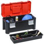 allit gereedschapkoffer McPlus Alu 25, PP, rood/zwart