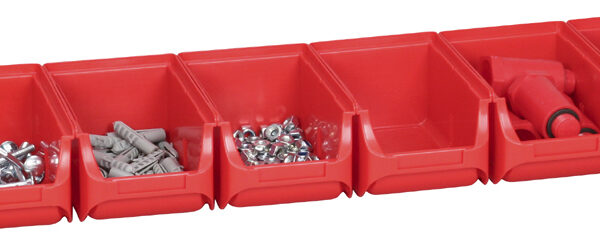 allit open opbergbakjes set ProfiPlus 2/7, rood
