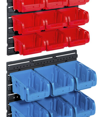 allit open opbergbakjes set ProfiPlus >C< 1+2/17, rood/blauw