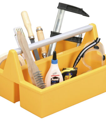 allit gereedschapsbakje McPlus Carry 40, PP, geel