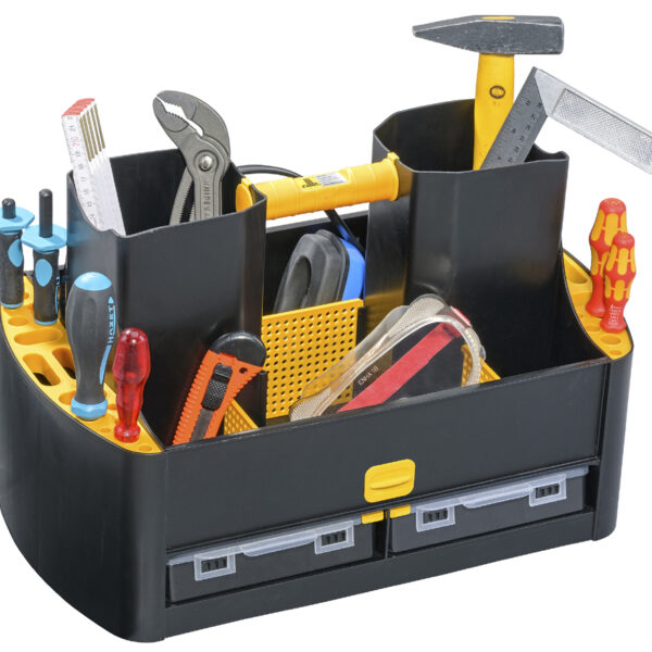 allit Profi-gereedschapsbakje McPlus Workman 19/62, zwart/geel