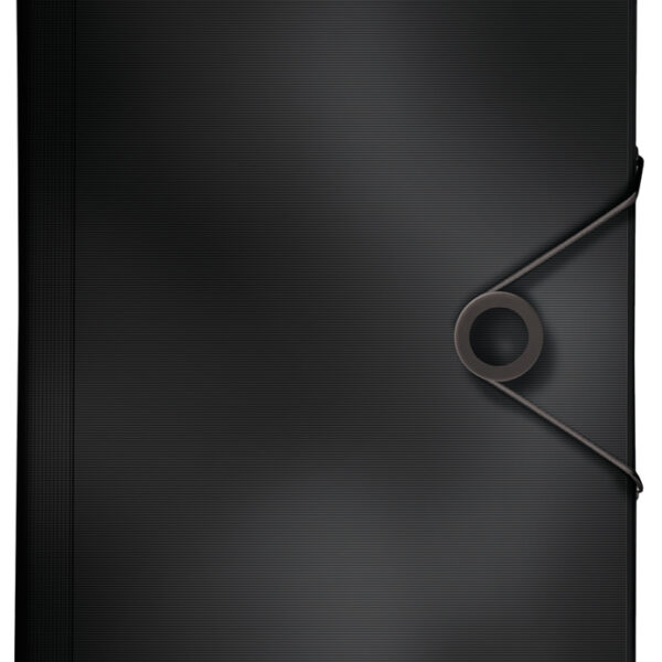 LEITZ projectmap Solid, A4, PP, 6 vakken, zwart