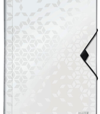 LEITZ projectmap WOW, A4, PP, 6 vakken, wit