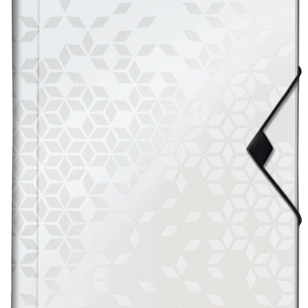 LEITZ projectmap WOW, A4, PP, 6 vakken, wit