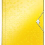 LEITZ projectmap WOW, A4, PP, 6 vakken, geel