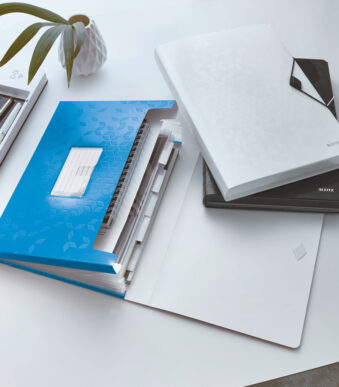 LEITZ projectmap WOW, A4, PP, 6 vakken, blauw