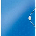 LEITZ hoekspanmap WOW, DIN A4, PP, blauw