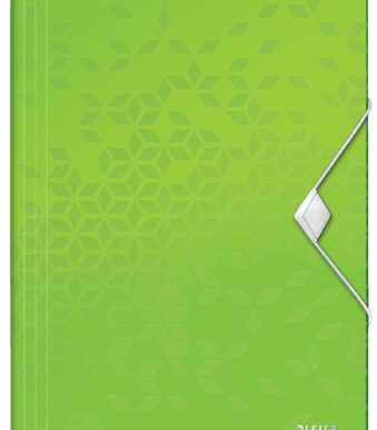 LEITZ hoekspanmap WOW, DIN A4, PP, groen